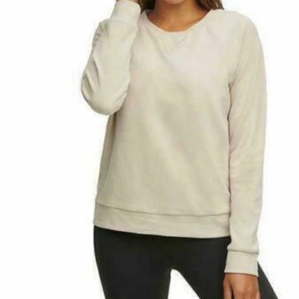 Marc New York Women's cozy ribbed crew neck Color stone size XXL New